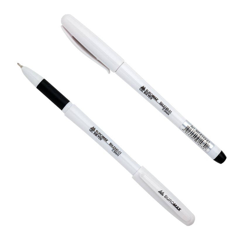 

Ручка гелевая черная Buromax BM.8340-01