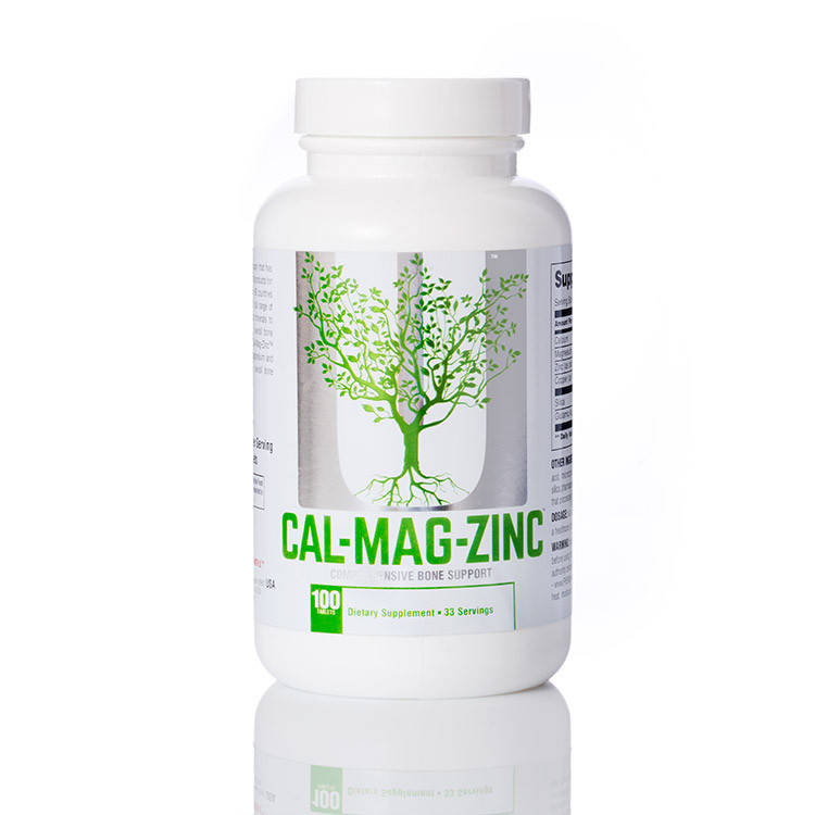 

Витамины и минералы Universal Naturals Calcium Zinc Magnesium, 100 таблеток