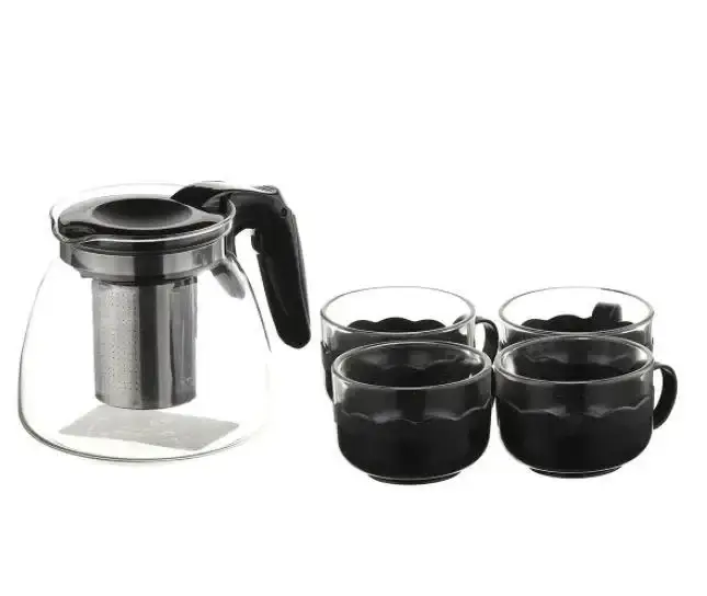 

Заварник для чая 900 мл. (+ 4 чашки в комлекте)