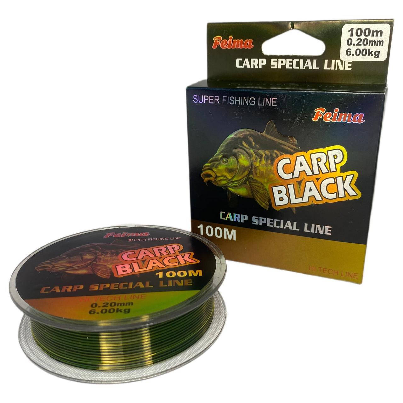 

Леска Feima Carp Black 100 m 0.20 - 0.35 mm 0.20 0.35, Разные цвета