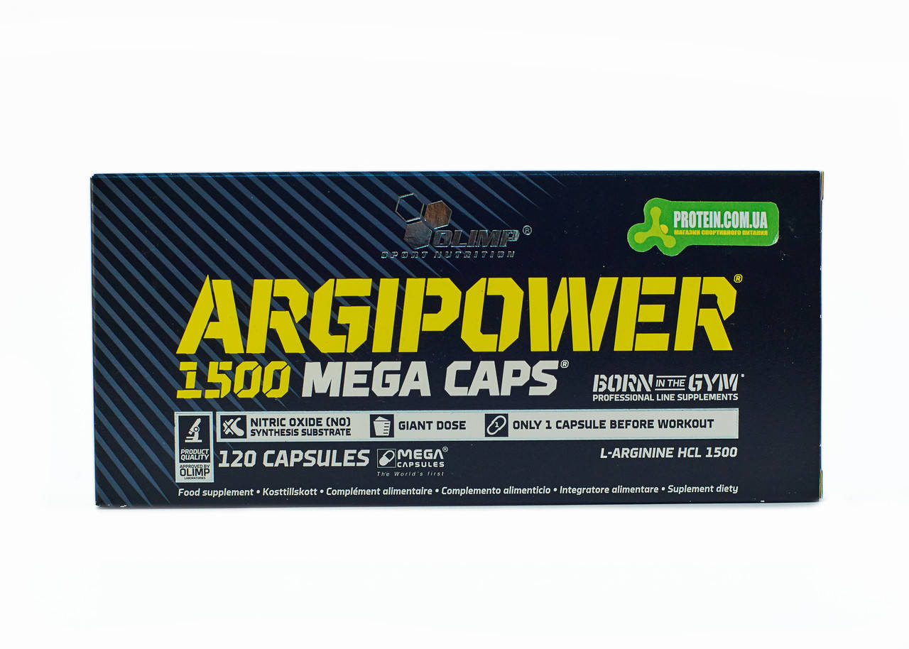 

Аргинин Olimp Argi Power 1500 Mega Caps 120 к
