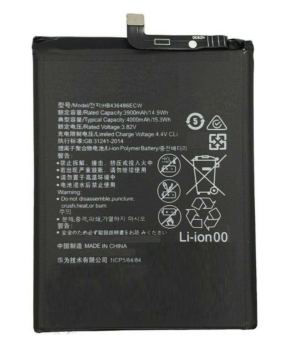 

Аккумулятор Huawei Mate 10 Pro / HB436486ECW (4000 mAh) 12 мес. гарантии