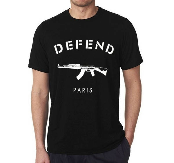 

Черная футболка Defend Paris Logo, унисекс (мужская, женская, детская)