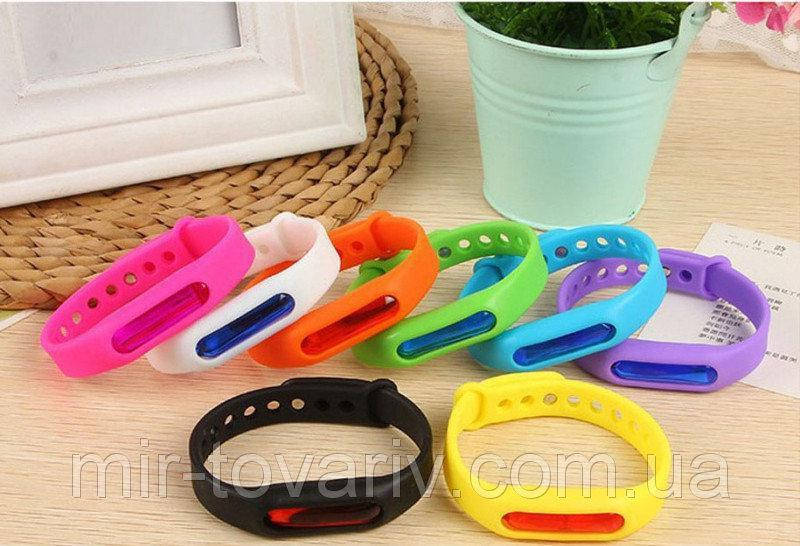 

Защитный Силиконовый Браслет отпугиватель от комаров