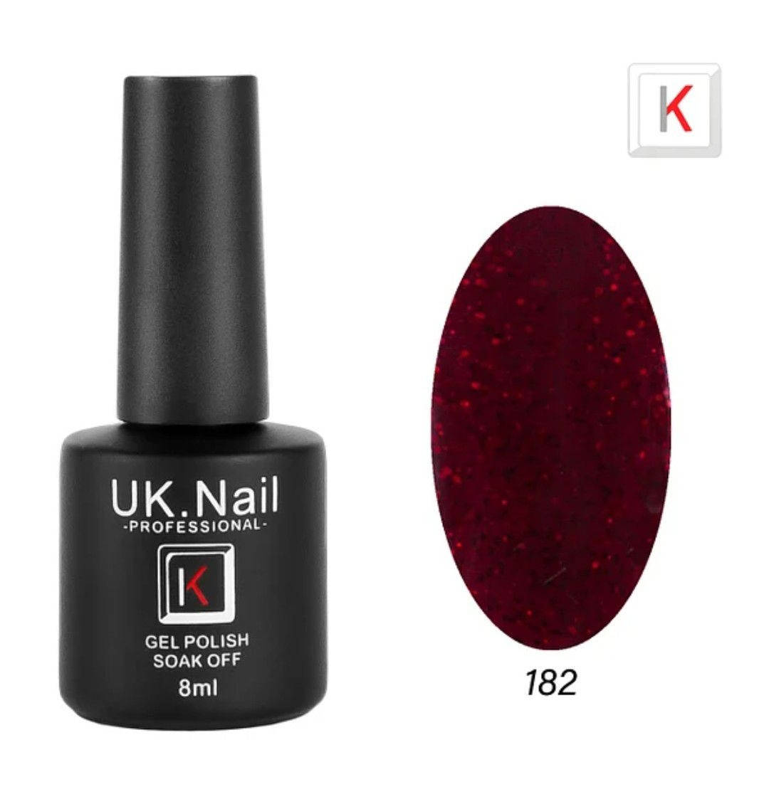 

Гель-лак UK.Nail 8 мл, №182