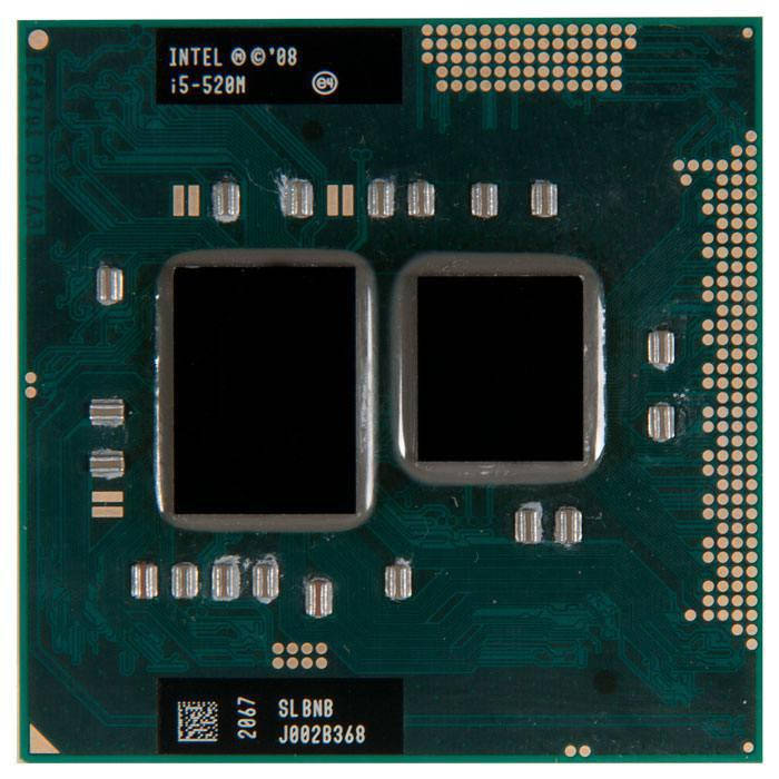 

Процесор для ноутбука Intel Core i5-520M SLBNB SLBU3 Socket PGA988 BGA1288