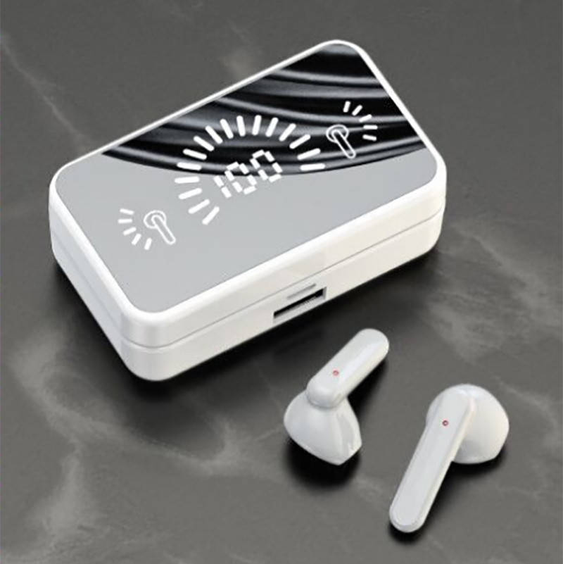 

Беспроводные спортивные водонепроницаемые наушники TWS F9 Bluetooth V5.0 с кейсом Power Bank ML белые (ML049), Белый