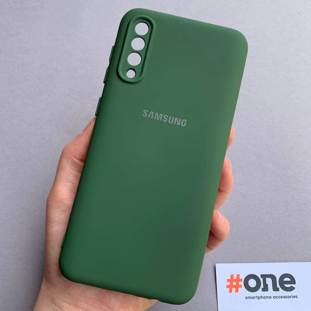 

Чехол для Samsung Galaxy A30s с микрофиброй с защитой для камеры чехол на телефон самсунг а30с зеленый CMR, Зелёный