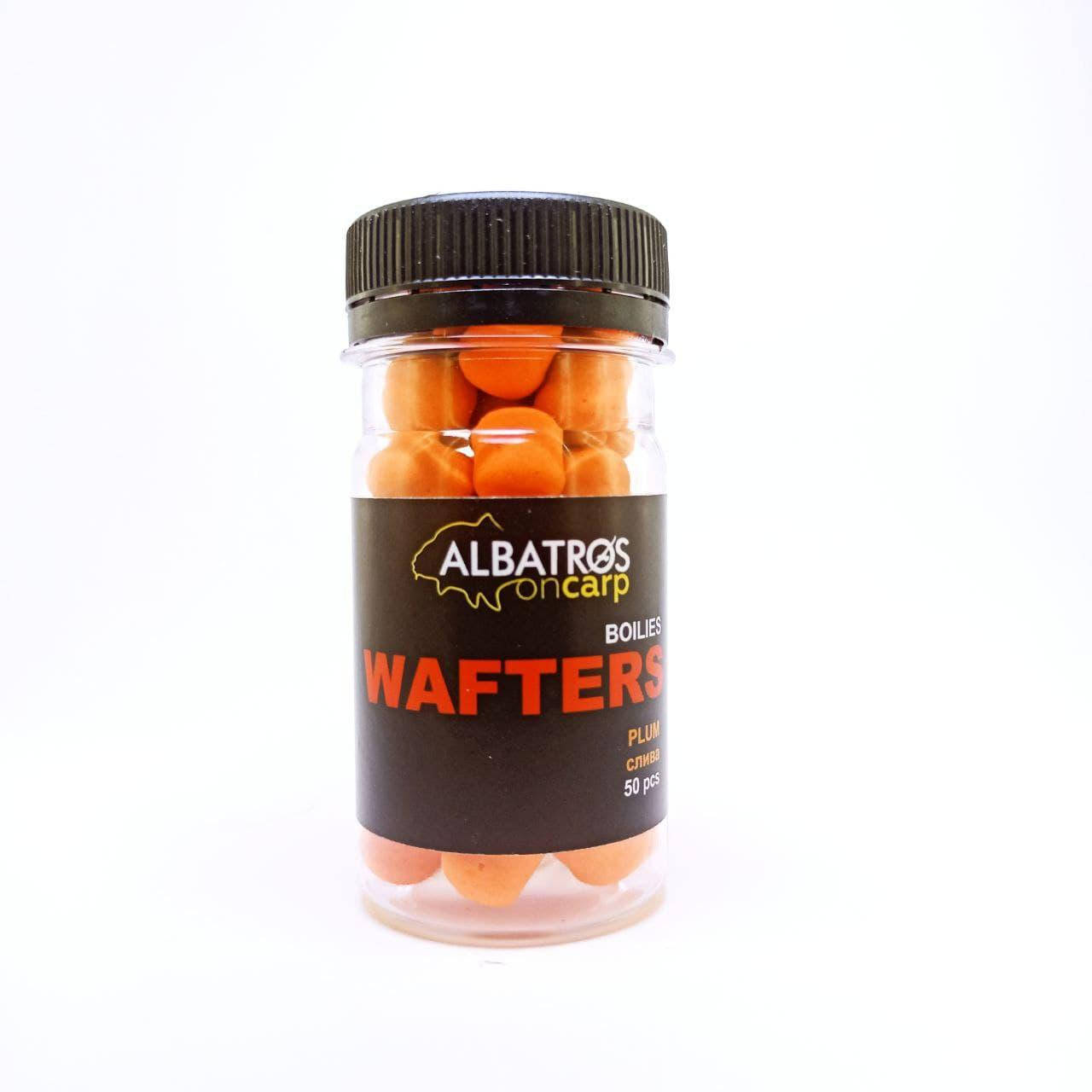 

Вафтерсы бойлы нейтральной плавучести WAFTERS PLUM (СЛИВА) 11*9 "Albatros on Carp"