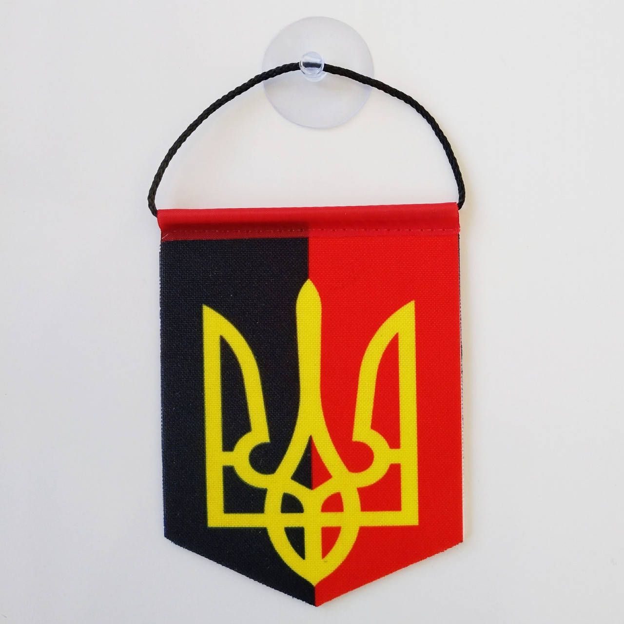 

Вымпел ОУН-УПА с гербом Украины , 10,5х7,5 см.