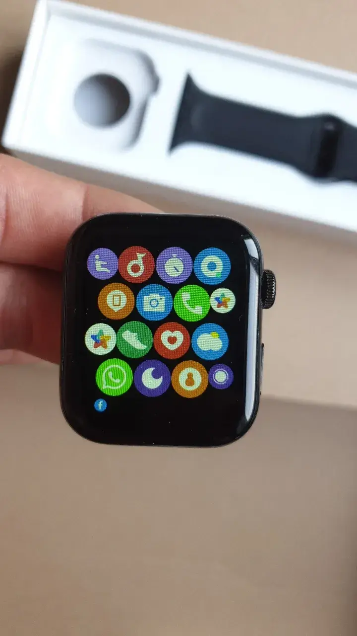

Smart watch series 7, смарт часи чорние для iphone, android чорні