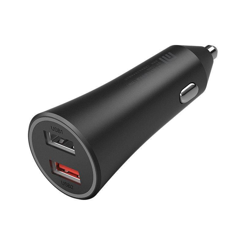 

АЗУ Xiaomi Mi Car Charger QC3.0 37W 2USB Black (CC06ZM) (GDS4147GL/GDS4131CN), Черный