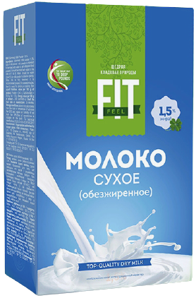 

Сухое обезжиренное молоко 1,5% ФитПарад (300 грамм)