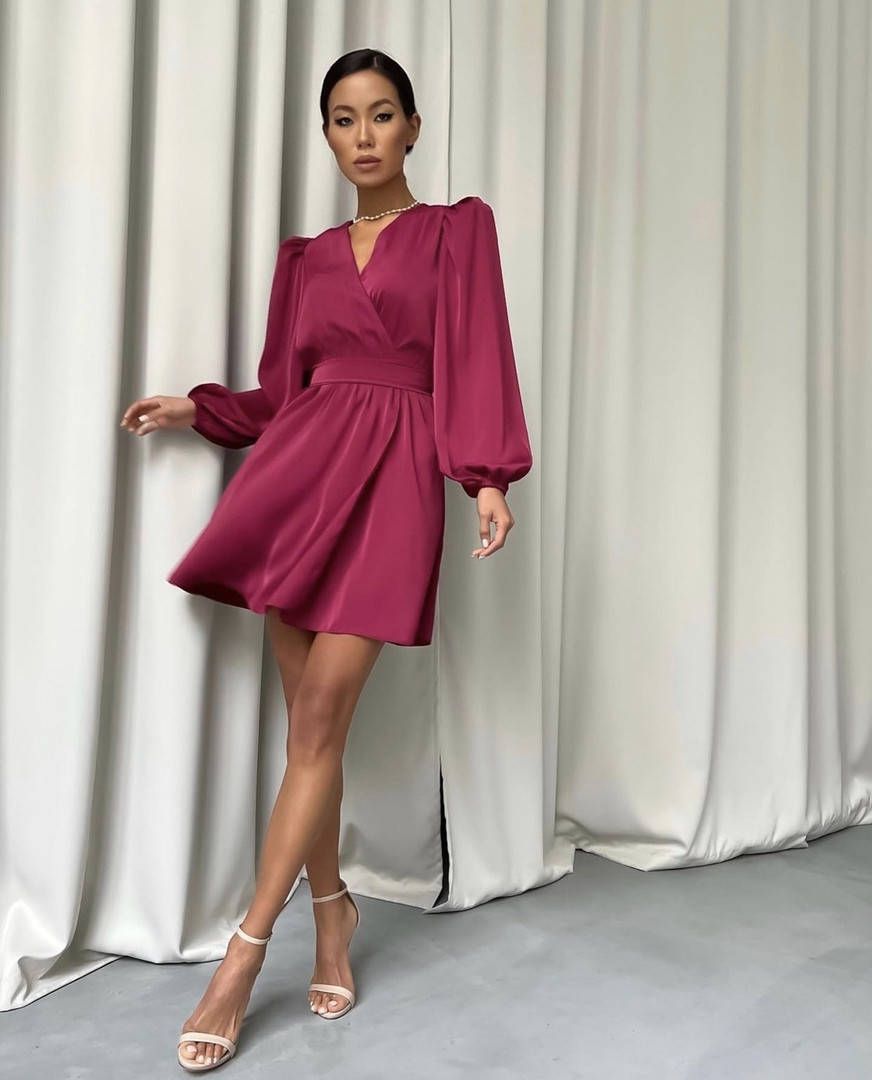 

Платье женское шёлк армани размеры: 42-46(5цв) "BUTIK" недорого от прямого поставщика