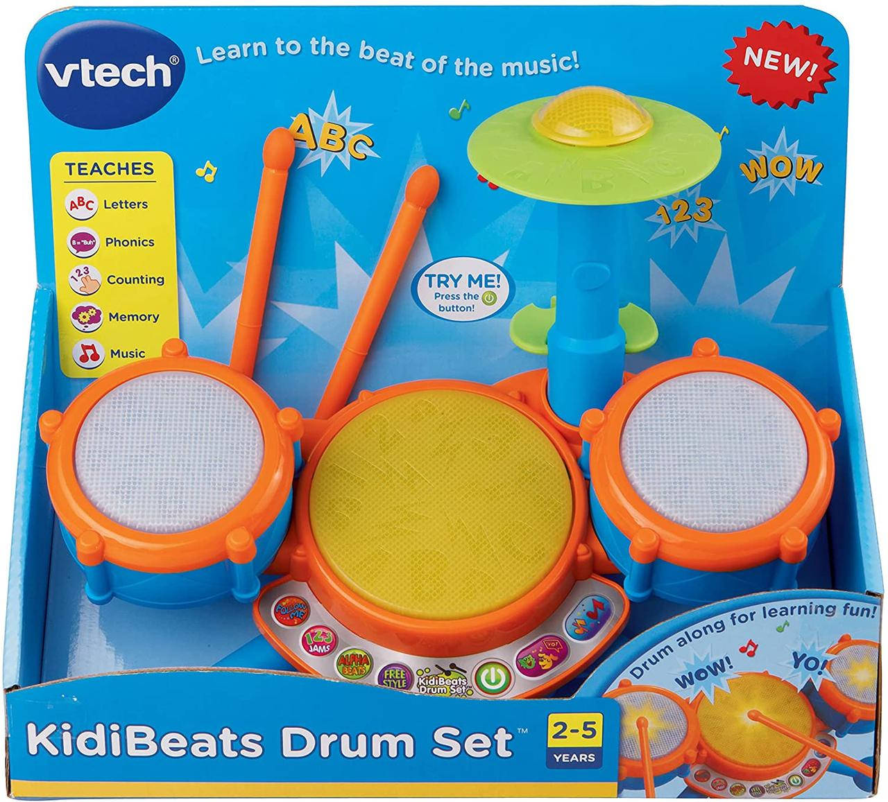 

ВиТеч развивающая музыкальная игрушка Барабан VTech Детская Барабанная установка