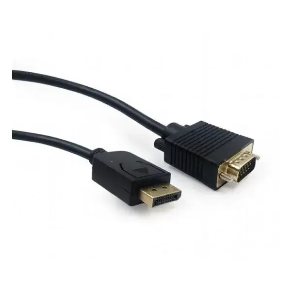 

Кабель DisplayPort (папа) = VGA (папа) 1.8 м Cablexpert CCP-DPM-VGAM-6 Black, Черный