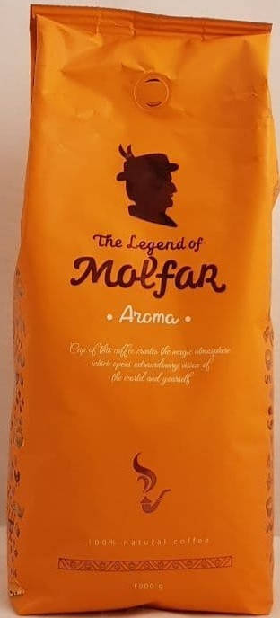 

Зерновой кофе Легенда Мольфара Арома с ирландским кремом 1 кг