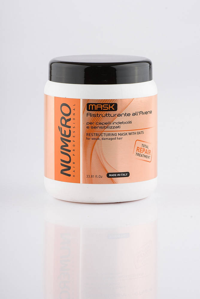 

Маска Brelil Professional Numero Total Repair Mask восстанавливающая для волос с экстрактом овса 1000 мл