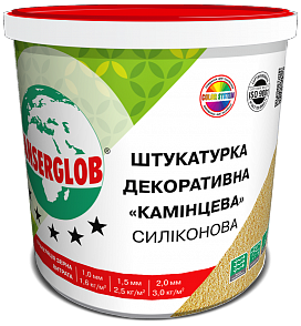 

Декоративная силиконовая штукатурка «камешковая» Anserglob. 1.0мм 1,5мм 2,0мм, Белый