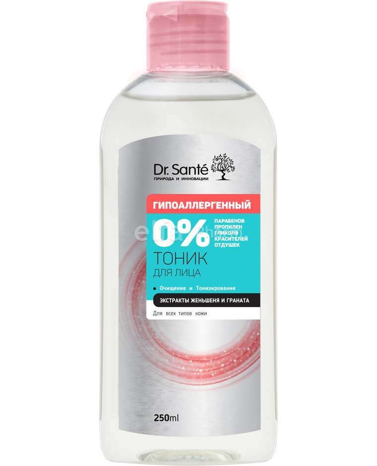 

Тоник для лица 200мл Dr.Sante 0%