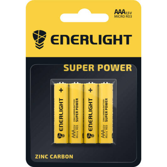 

Батарейка ENERLIGHT ААА Super Power 1,5V R03