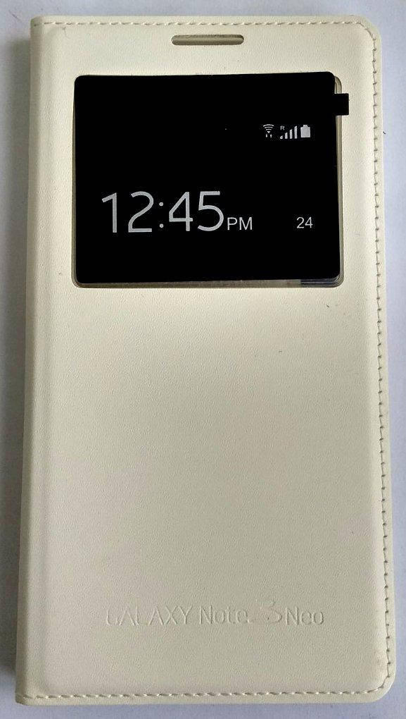 

Чехол-книжка "Flip-cover NEW" SAMSUNG N7505 NOTE 3 NEO WHITE, Белый
