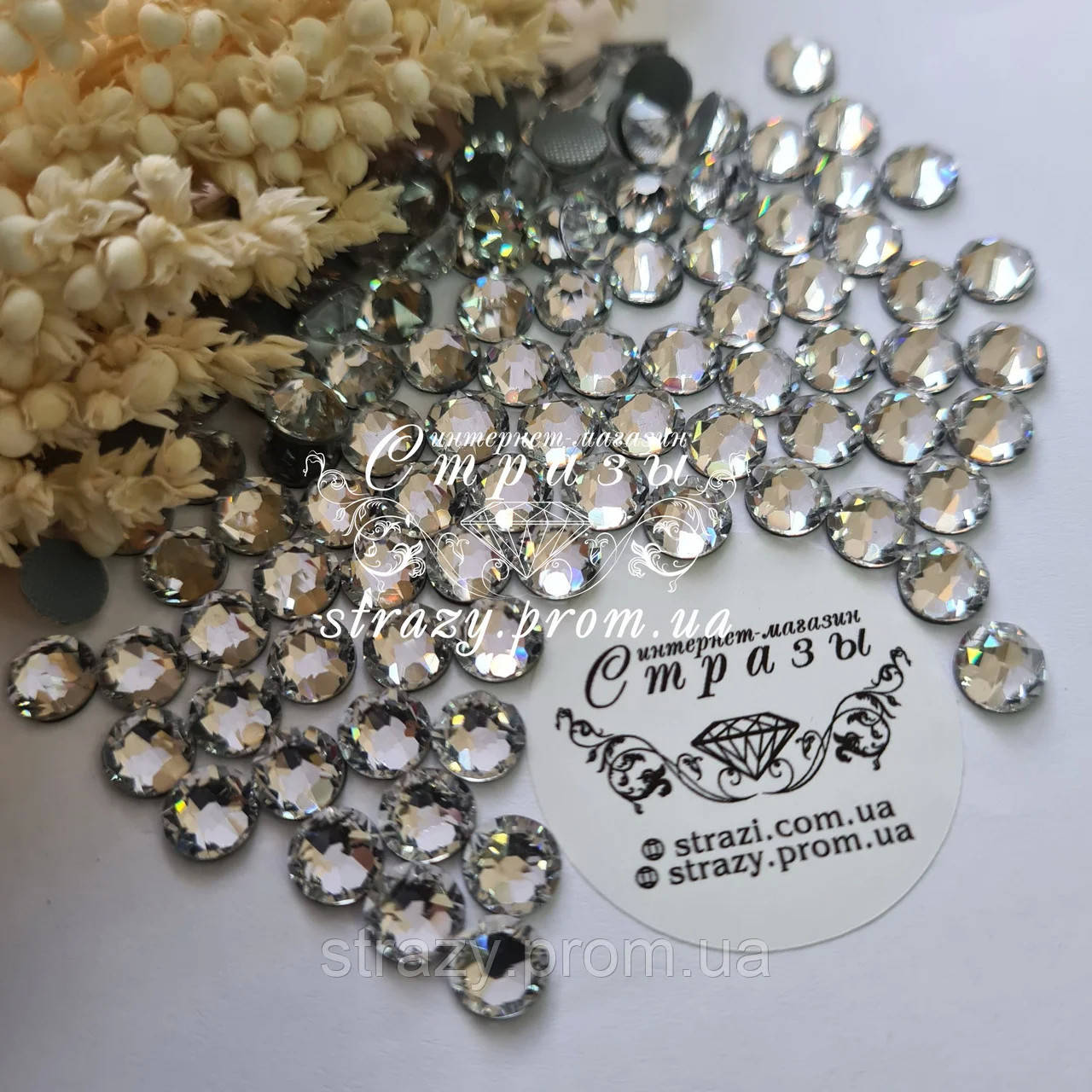 

Термо стразы ss12 Crystal Xirius NEW 16 граней, 100шт. (3.0мм)