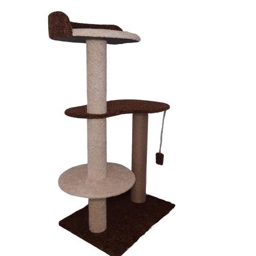 

Комплекс дряпалка для кошек, котят когтеточка с лежанкой