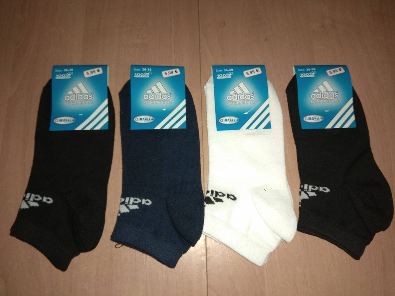 

Короткие спортивные женские носки 36-40, Разные цвета