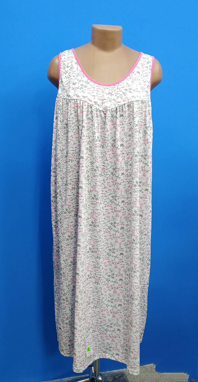 

Сорочка женская батал хлопок длинная 62