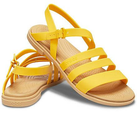 

Женские кроксы Crocs Tulum Sandal Deep Canary/Tan w9 (39)