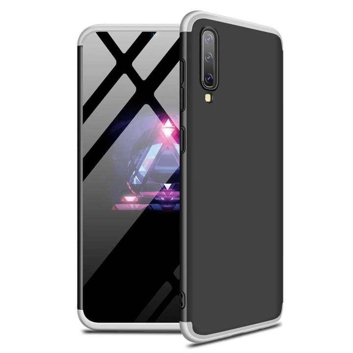 

Чехол GKK 360 для Samsung Galaxy A30S / A307 Бампер оригинальный Black-Silver