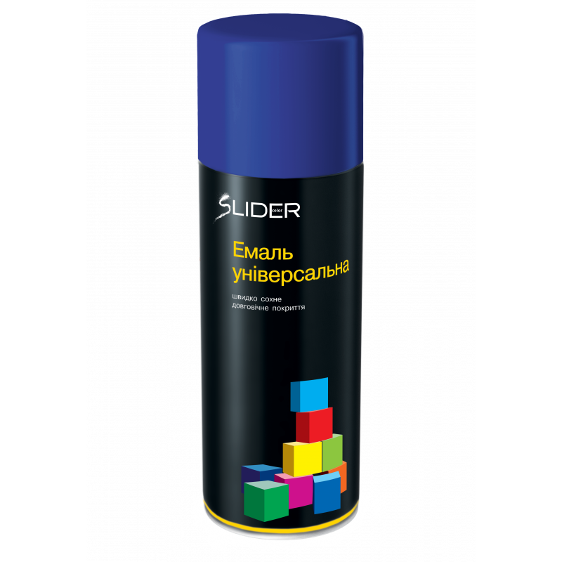 

Емаль SLIDER color універсальна 5002 синя, аер. упаковці 400 мл