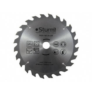 

Диск пильный по дереву Sturm 9020-185-20-24T, 180х20 мм 24 зуба