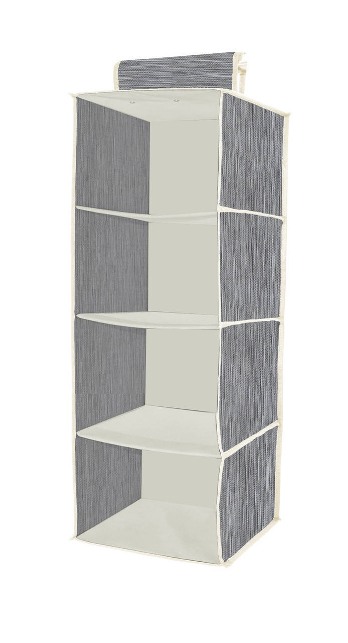 

Органайзер подвесной Handy Home, 4 секции, 28x28x80 см (ASH-06), Серый