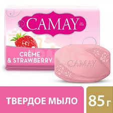 

Мыло туалетное Camay Creme&Strawberry Клубника со сливками (85 г)
