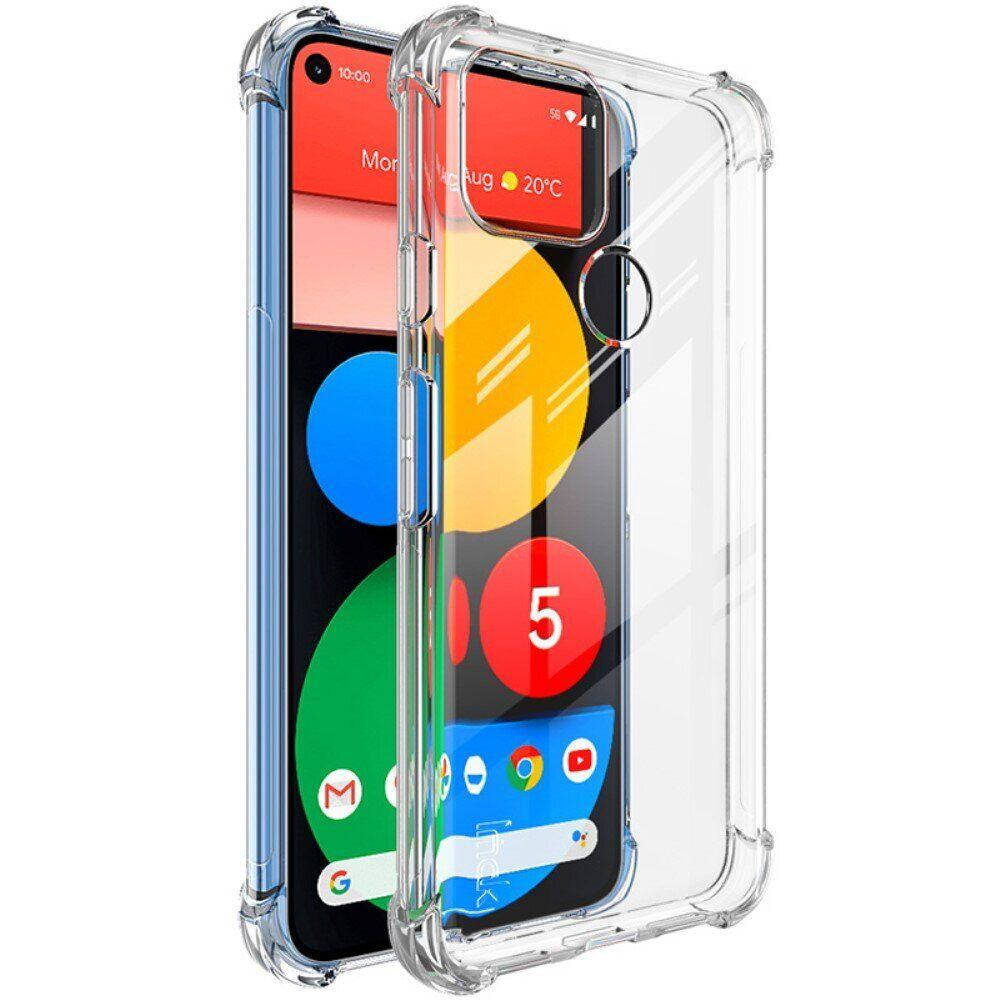 

Силиконовый прозрачный чехол для Google Pixel 5 усиленные углы