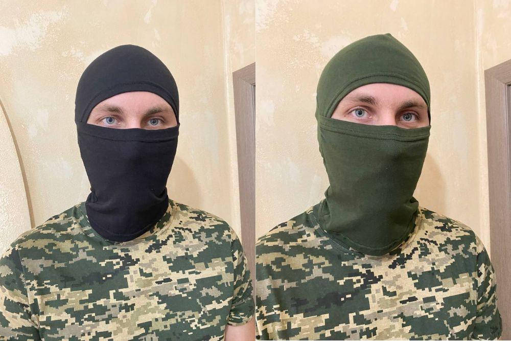 

Балаклава тактическая / Подшлемник / Черная / Зеленая