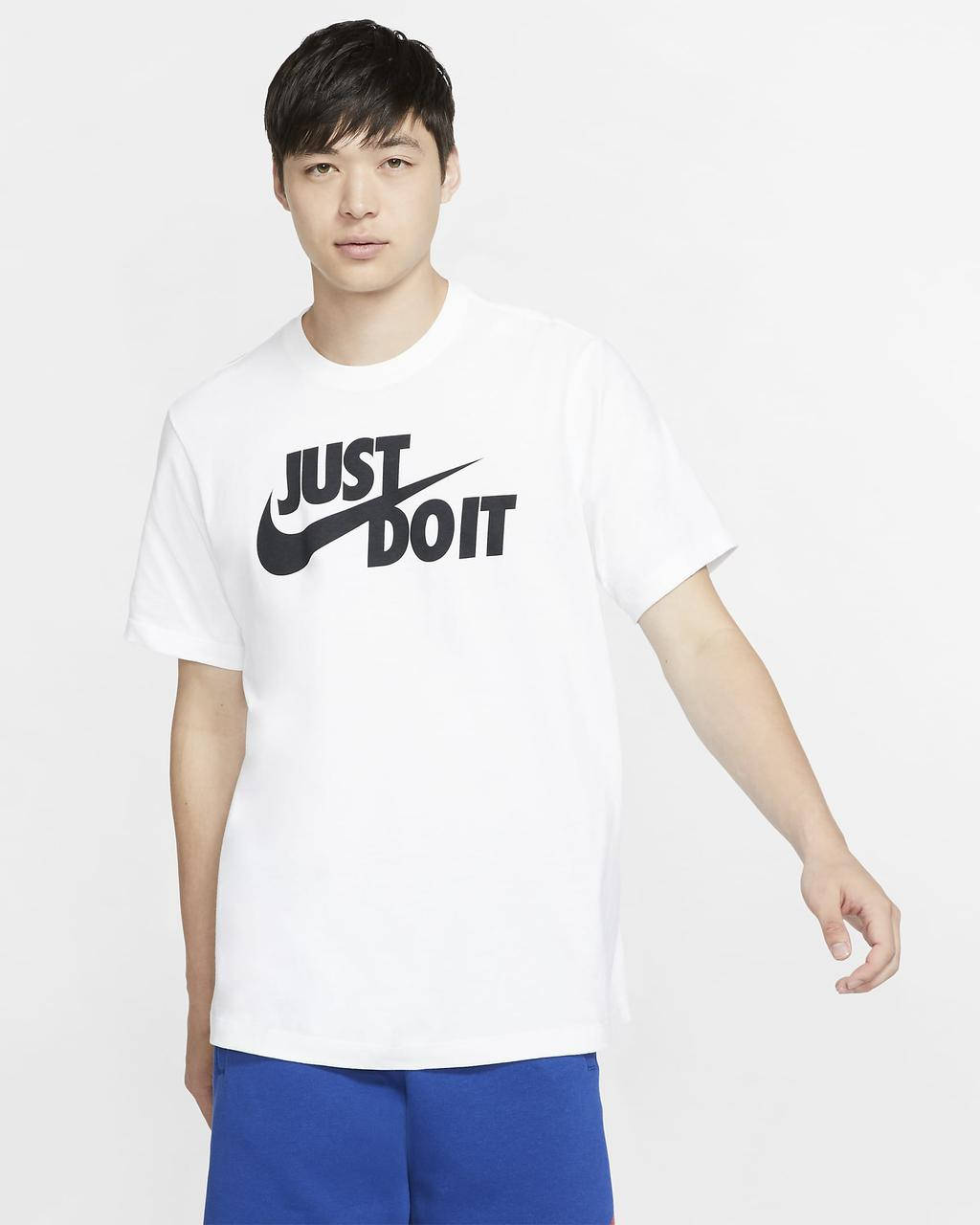 

Футболка мужская Nike Nsw Just Do It AR5006-100 Белый XXL