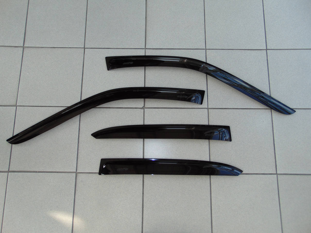 

Дефлекторы окон Geely CK 2005-2013, ANV комплект ветровиков на скотче