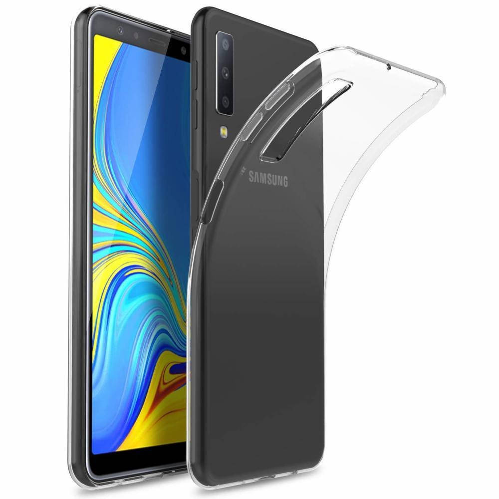 

Прозрачный Чехол OneCam Samsung Galaxy A7 2018 A750 (ультратонкий силиконовый) (Самсунг А7 18 А750)