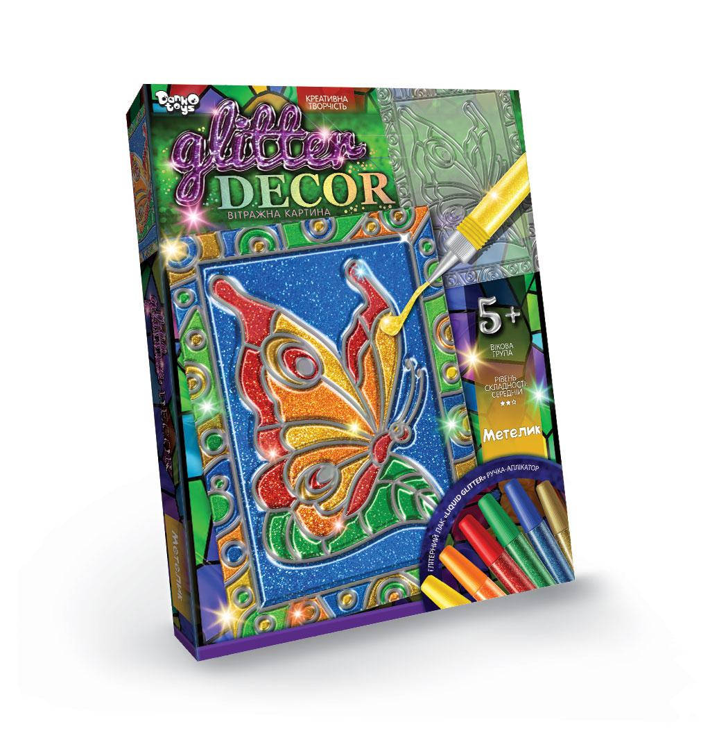 

Набор для творчества "Glitter Decor" (укр.) в кор.27*20*3см(18шт)
