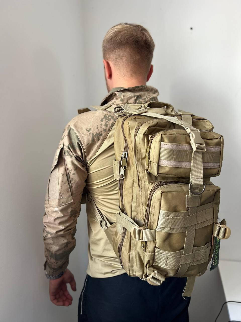 

Рюкзак тактический Combat Кайот 30л , Военный рюкзак, Штурмовой рюкзак, Койот