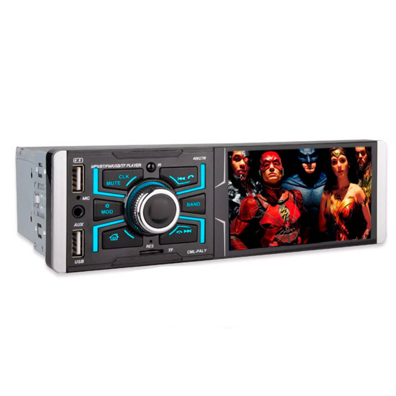 

Автомагнитола 4063T 1 DIN CML-PLAY сенсорная с экраном 4 дюйма BT, AUX, 2xUSB