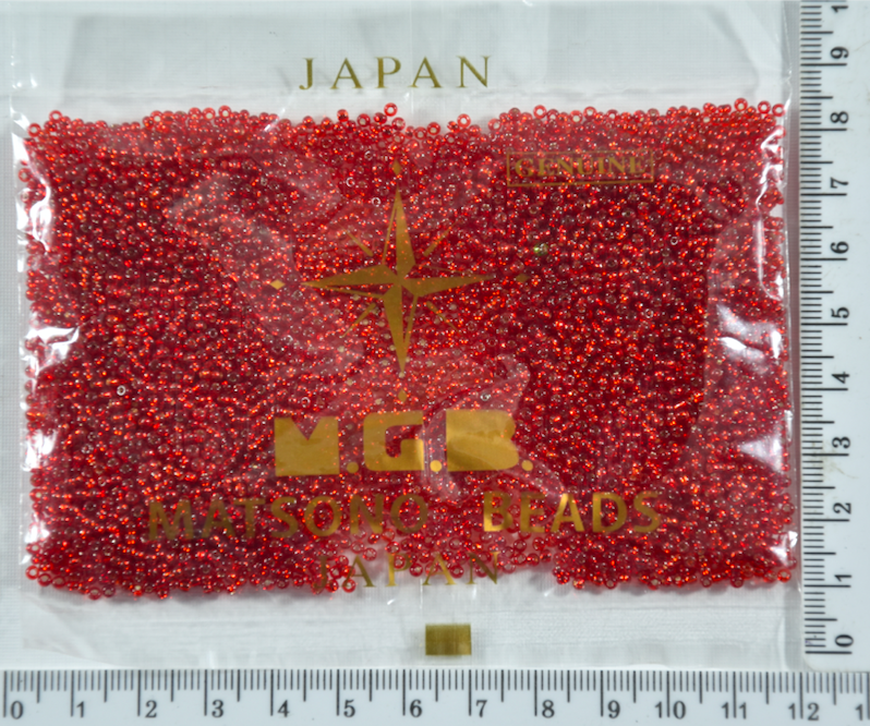 

Бисер №11/0 "MATSUNO"-Япония(50гр) №37 св. красн уп=1шт