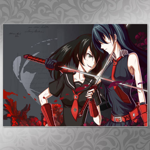 

Плакат Аниме Akame ga Kill 02