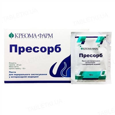 

Адсорбент для собак и кошек Пресорб