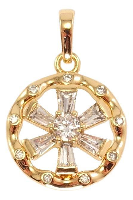 

Кулон Xuping Позолота 18K "Кристальная звездочка в колечке"