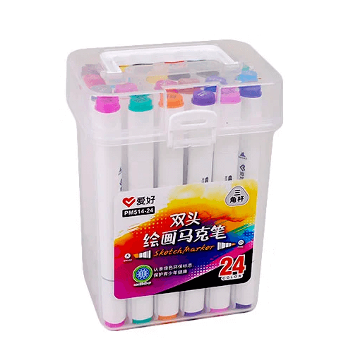 

Набор скетч маркеров Aihao 24 цвета PM514-24