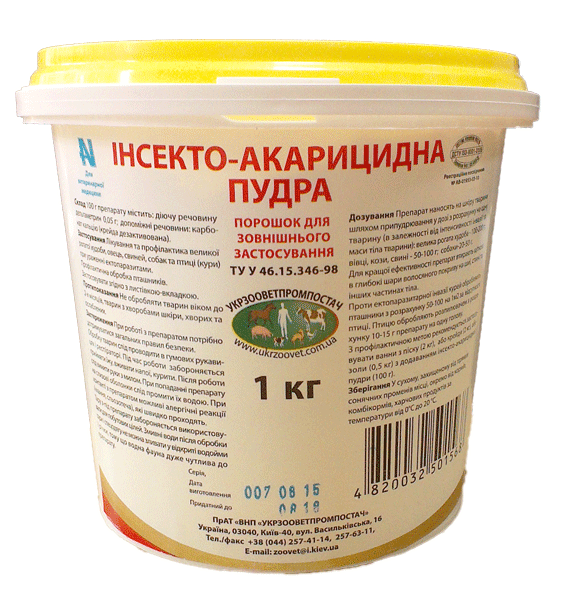 

Инсекто-акарицидная пудра 1 кг